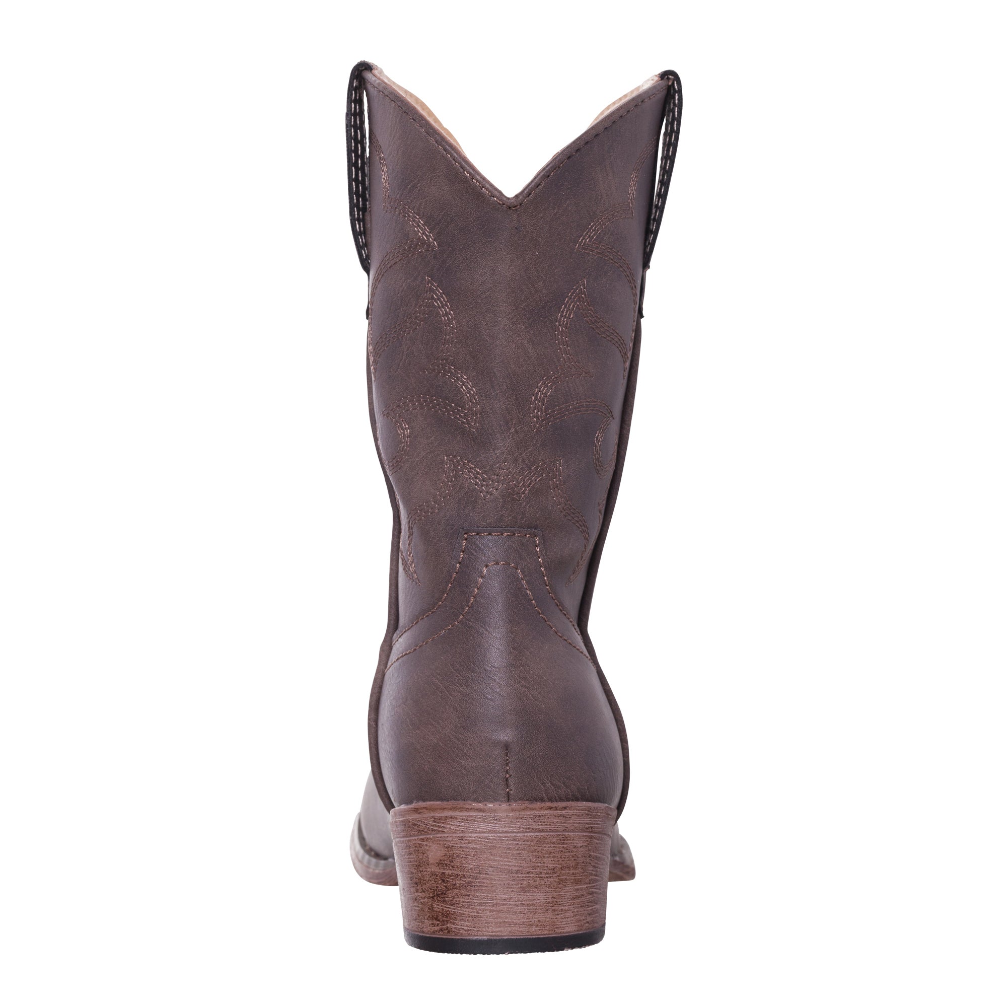 Children Western Kids Cowboy Boot | Youth Monterey Brown for Boys and Girls by Silver Canyon