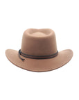 Crushable Outback Cowboy Western Wool Hat, Silver Canyon