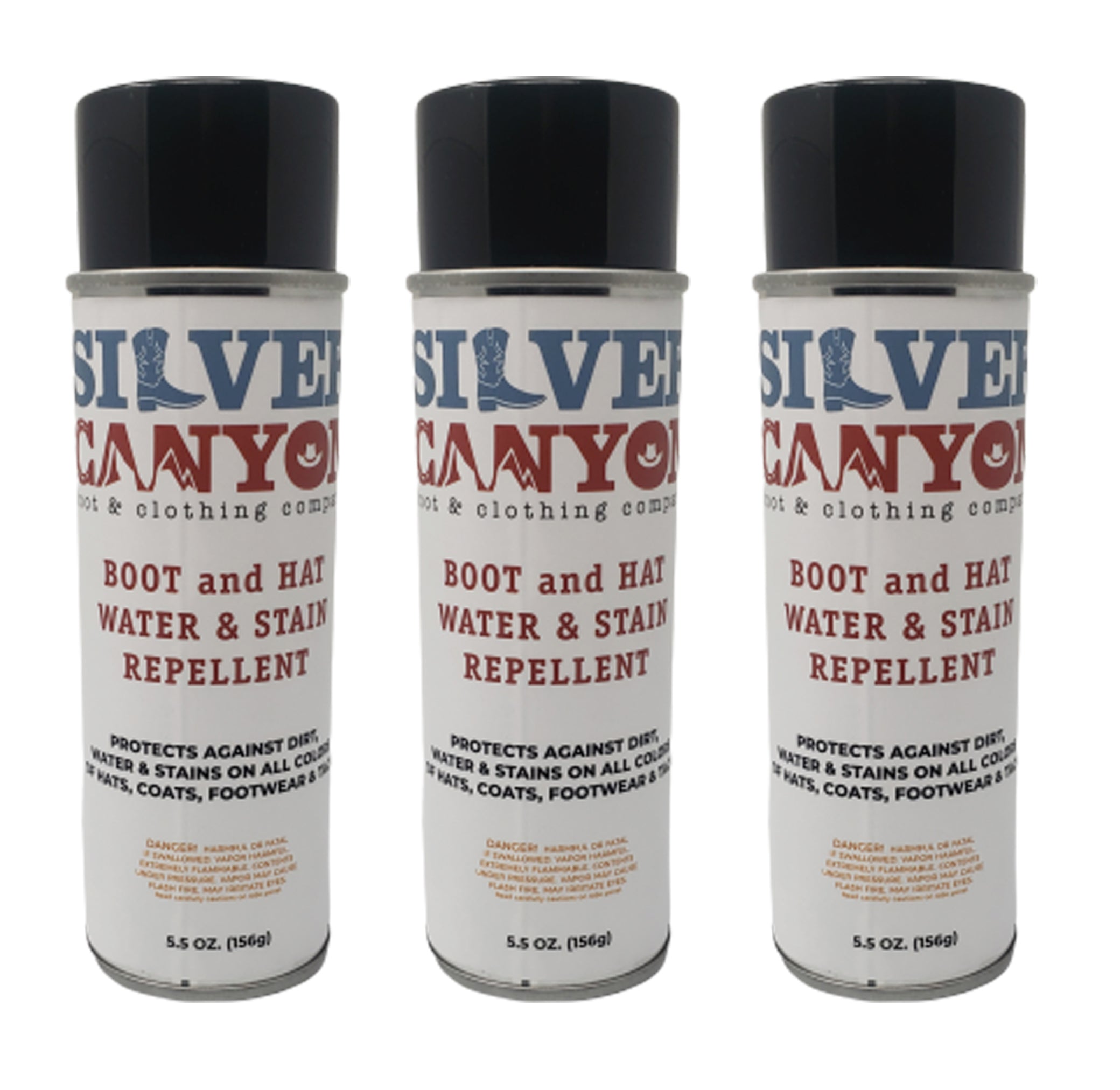 Silver Canyon Boot and Hat Water and Stain Repellent, 5.5oz (2-Pack)