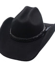 Men’s Wool Cowboy Hat Laramie Shapeable Western Felt Hats By Silver Canyon