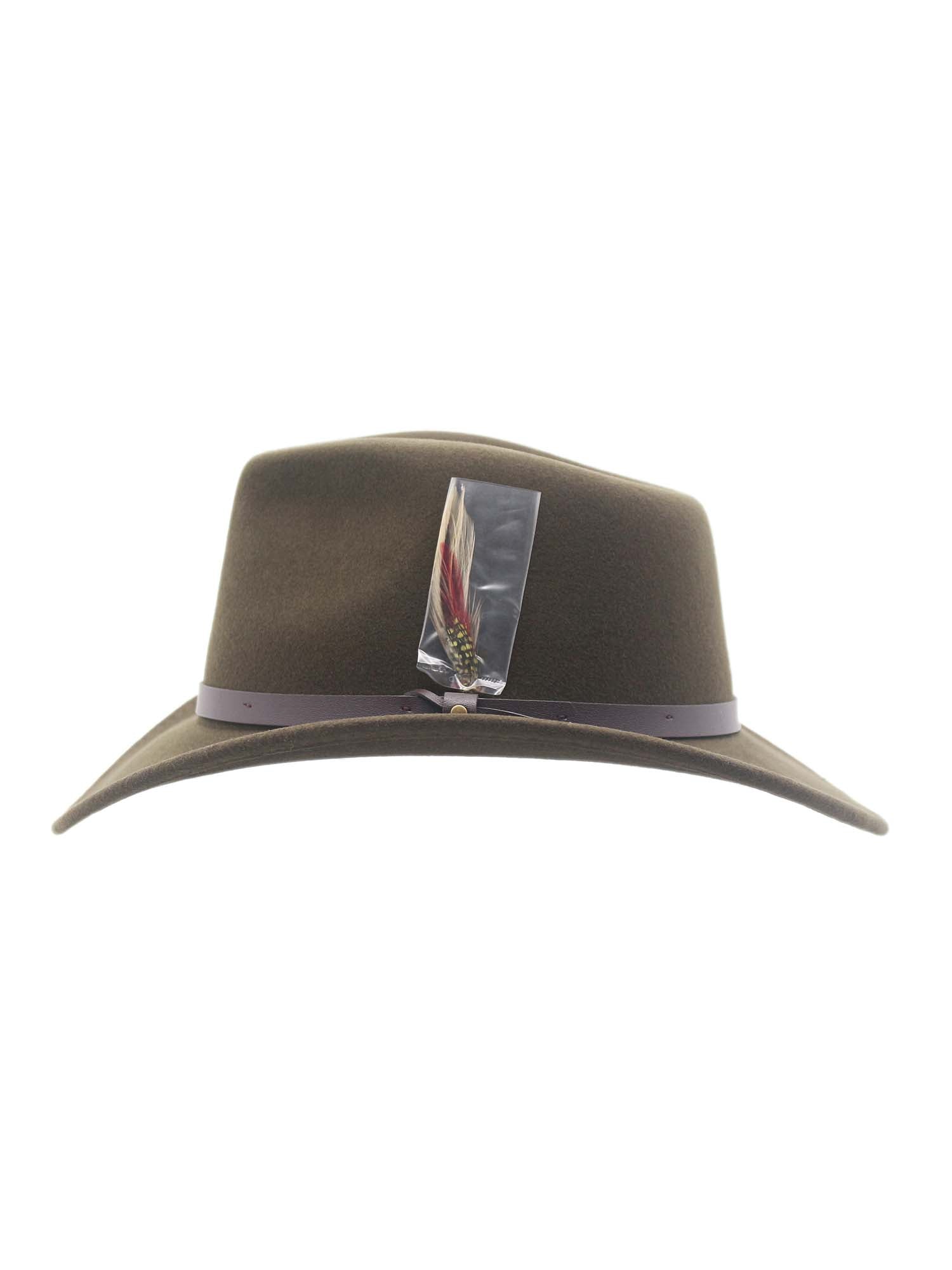 Montana Crushable Wool Felt Western Style Cowboy Hat by Silver