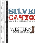 Silver Canyon Boys Children Monterey Western Cowboy Boot - Black