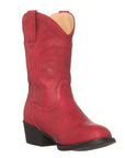 Children Western Kids Cowboy Boot | Monterey Red for Girls by Silver Canyon