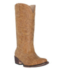 Women's Western Cowgirl Cowboy Boot | Tan Reno Square Snip Toe by Silver Canyon