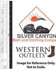 Women's Western Cowgirl Cowboy Boot | Brown Reno Square Snip Toe by Silver Canyon