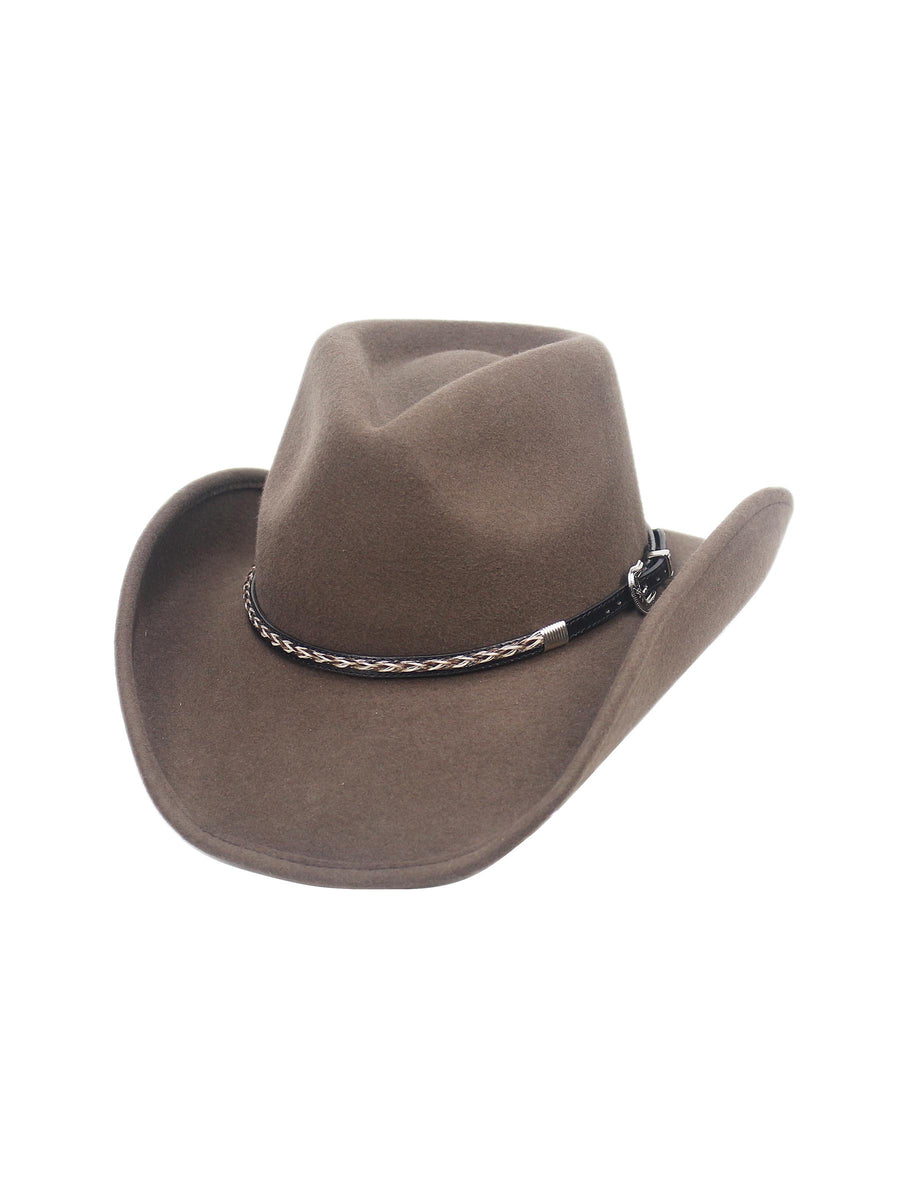 Western Hat Band for Cowboy Hats by Silver Canyon, Black Leather with –  Silver Canyon Boot and Clothing Company