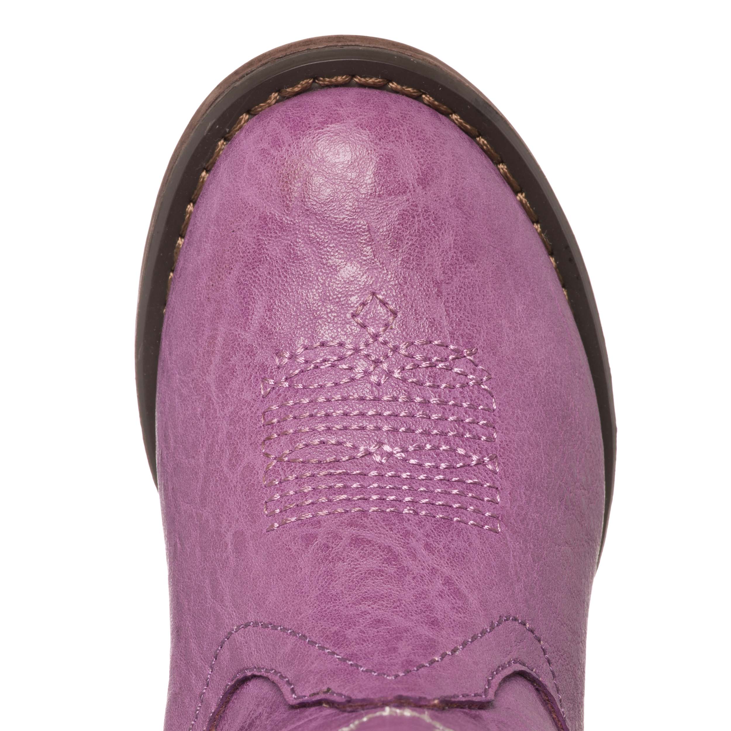 Children Western Kids Cowboy Boot | Toddler Monterey Purple for Girls by Silver Canyon