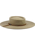 Silver Canyon Women’s Gambler Telescope Wool Felt Water Repellent Crushable Wide Brim Putty Western Hat