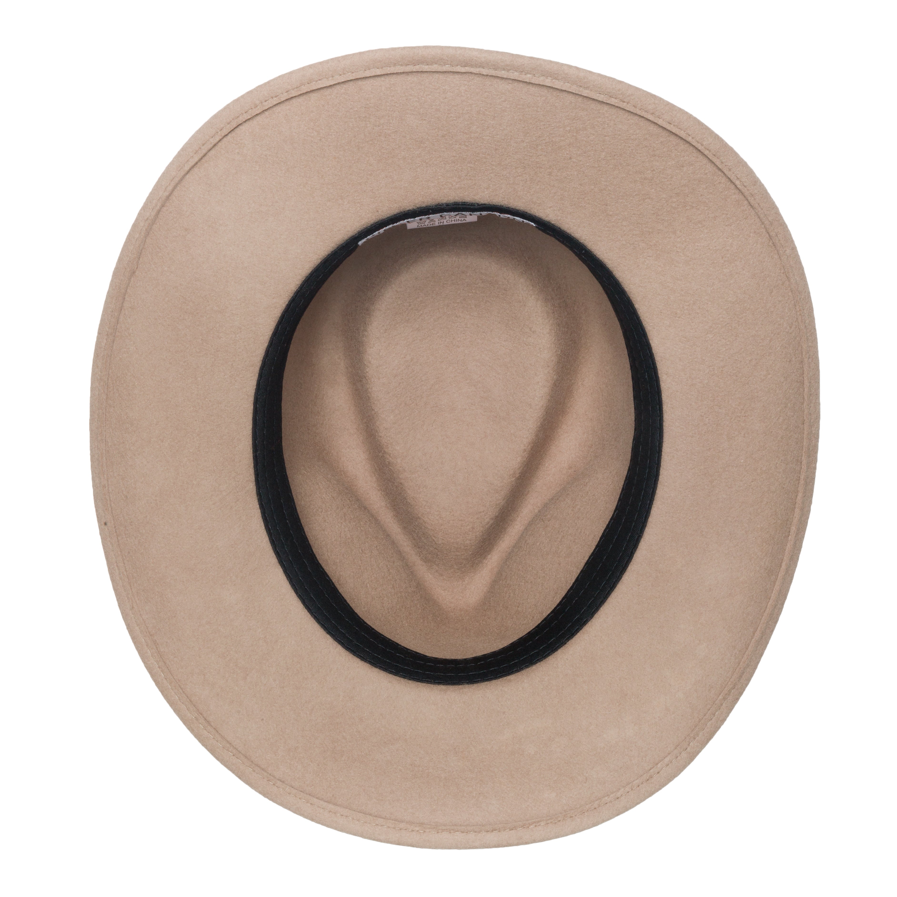 Men’s Outback Wool Cowboy Hat |Montana Putty Crushable Western Felt By Silver Canyon
