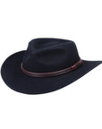 Silver Canyon Men’s Vail Wool Felt Water Repellent Crushable Outback Western Hat