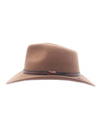 Crushable Outback Cowboy Western Wool Hat, Silver Canyon