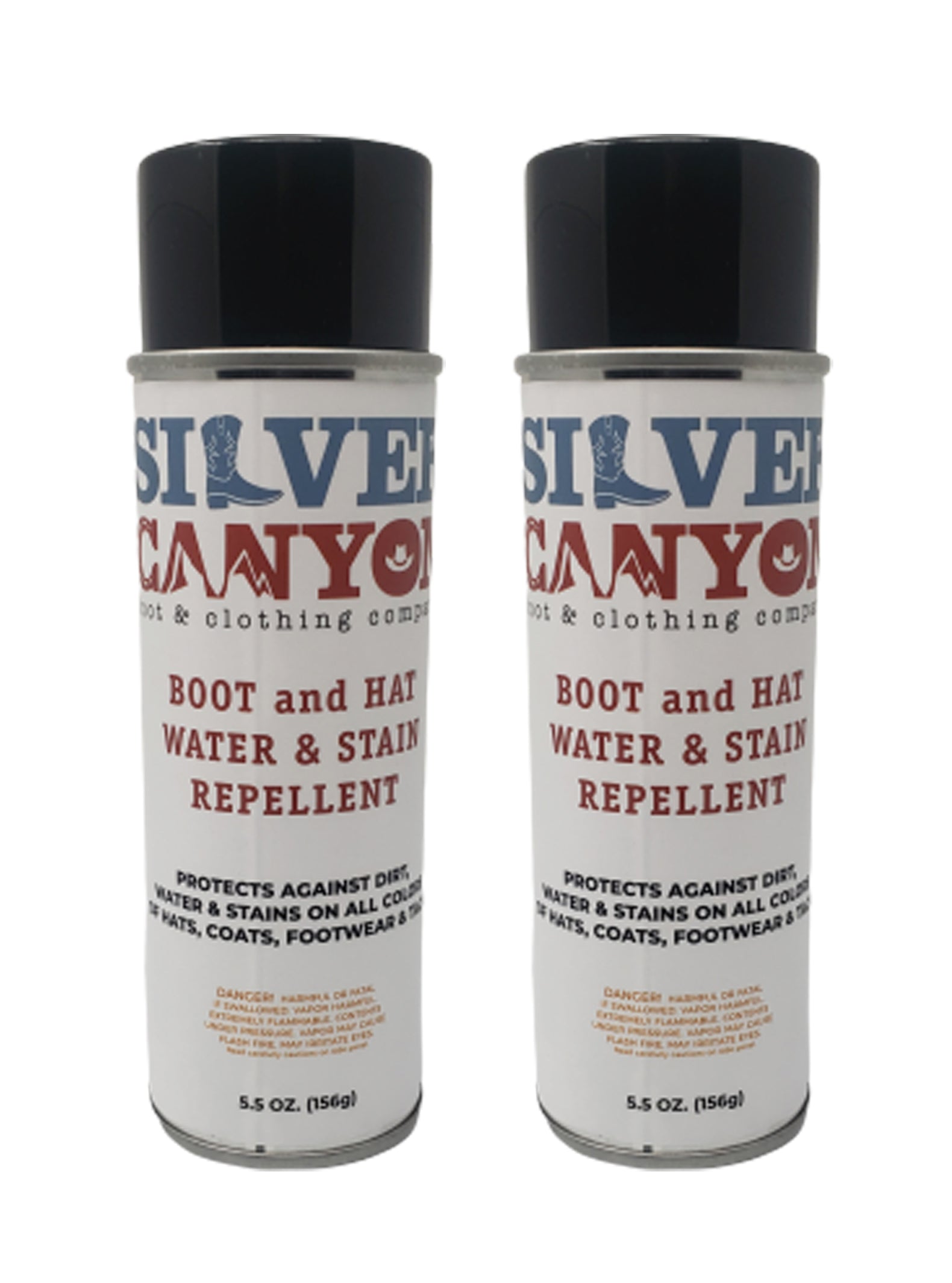 Silver Canyon Boot and Hat Water and Stain Repellent, 5.5oz (3-Pack)