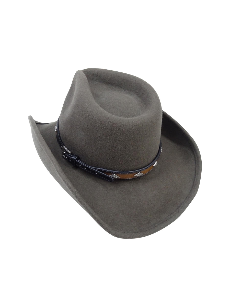 Western Hat Band for Cowboy Hats by Silver Canyon, Brown Leather with – Silver  Canyon Boot and Clothing Company