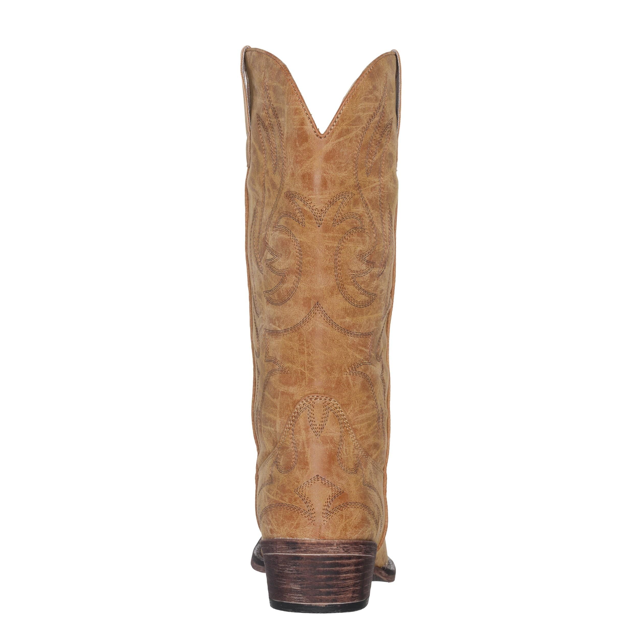 Women&#39;s Western Cowgirl Cowboy Boot | Tan Reno Square Snip Toe by Silver Canyon