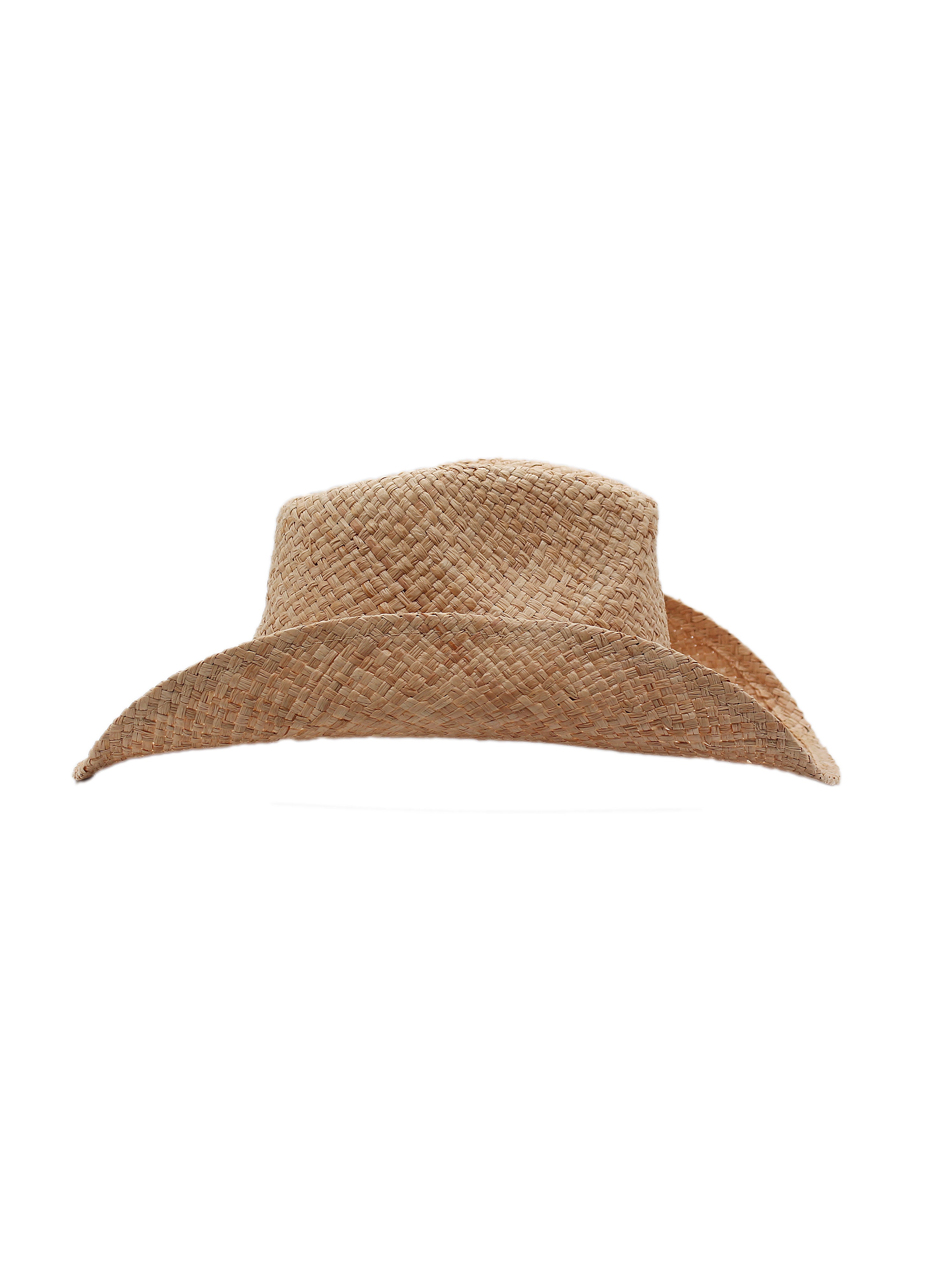 Silver Canyon Men&#39;s Winslow Raffia Straw Western Cowboy Summer Sun Hat - Natural