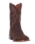 Silver Canyon Mens Renegade Distressed Brown Square Toe Western Roper Cowboy Boot