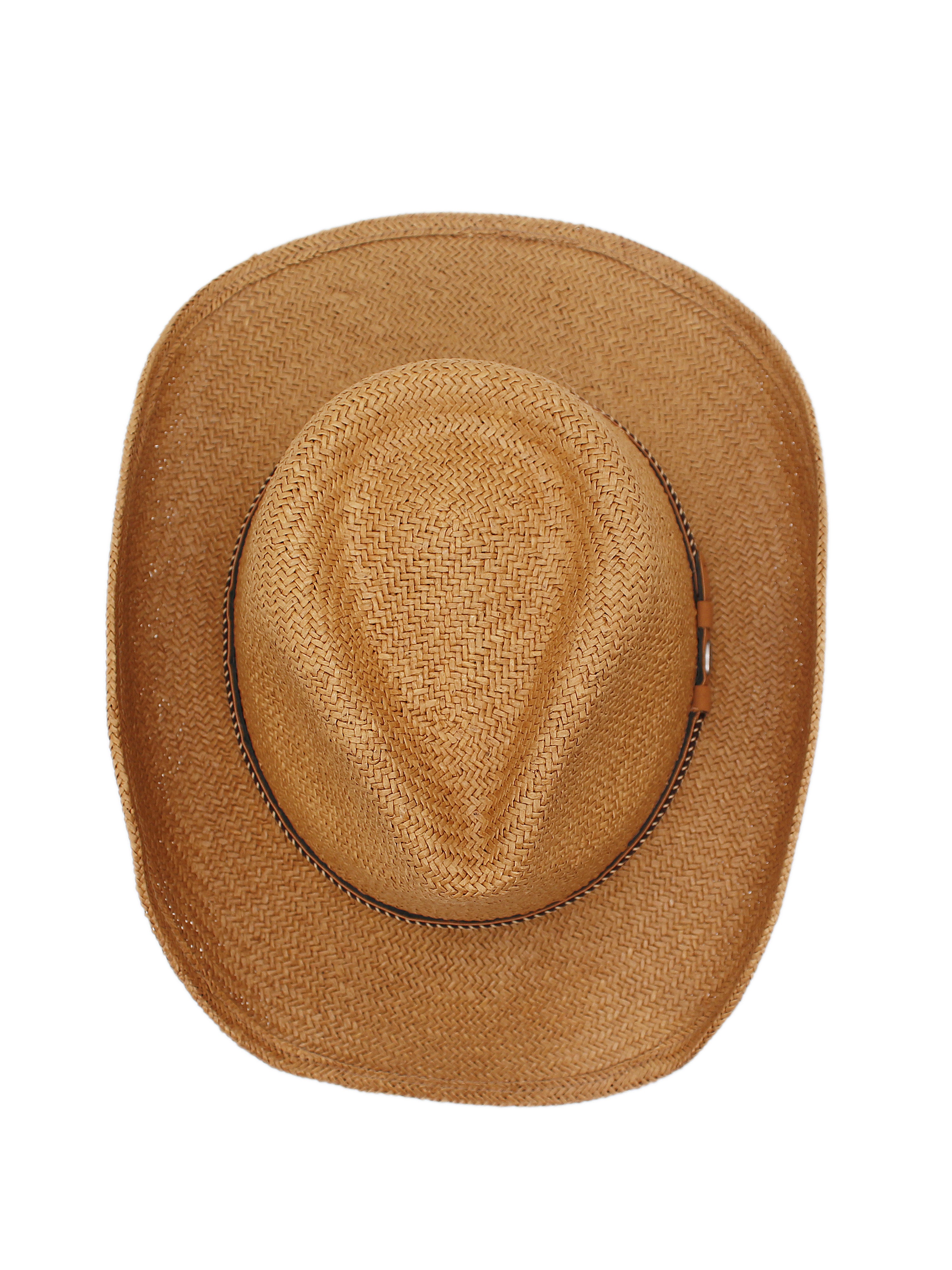 Silver Canyon Men&#39;s Phoenix Straw Shapeable Western Cowboy Sun Hat - Natural