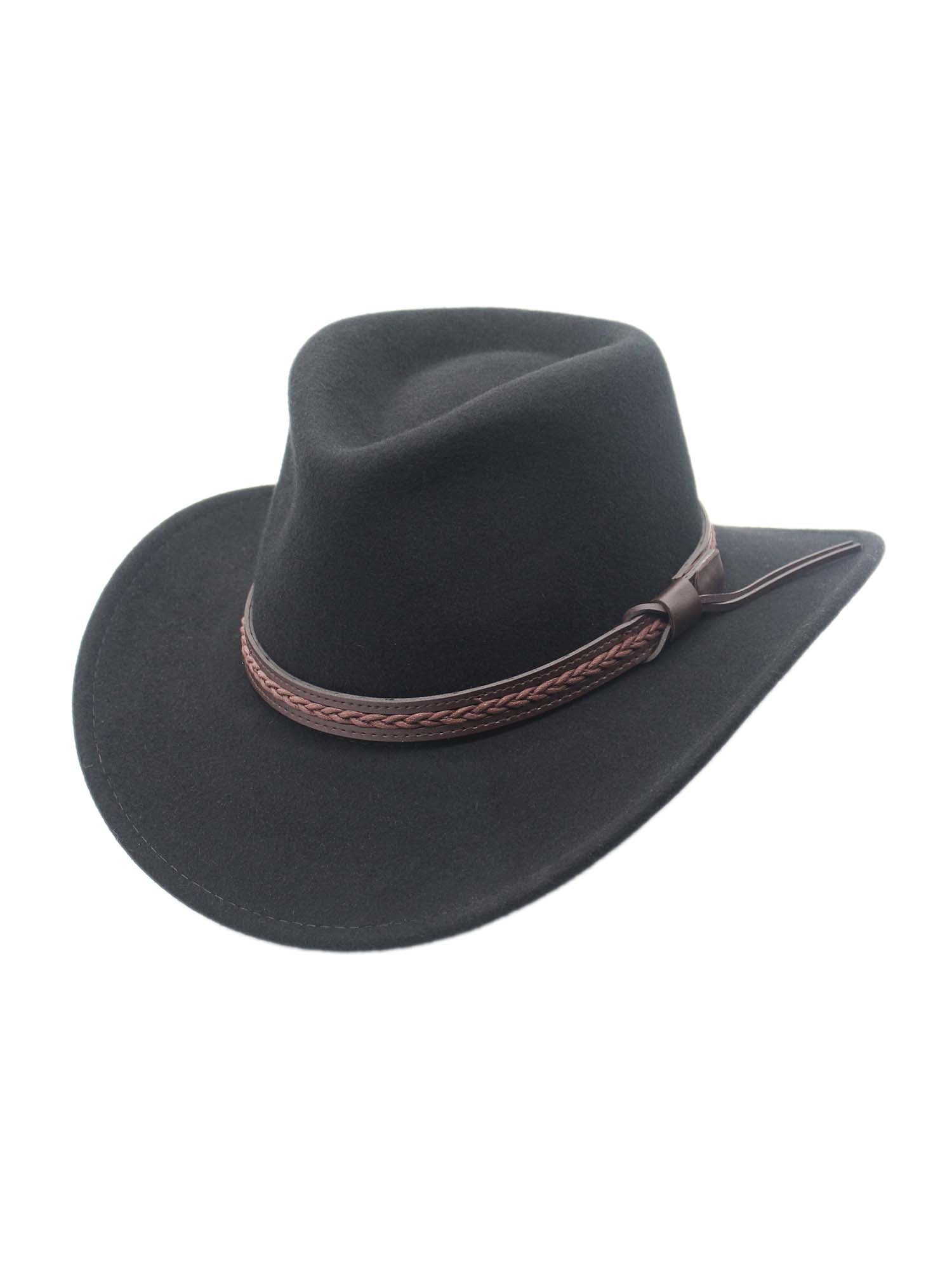 Sturgis Crushable Wool Felt Outback Western Style Cowboy Hat by Silver ...