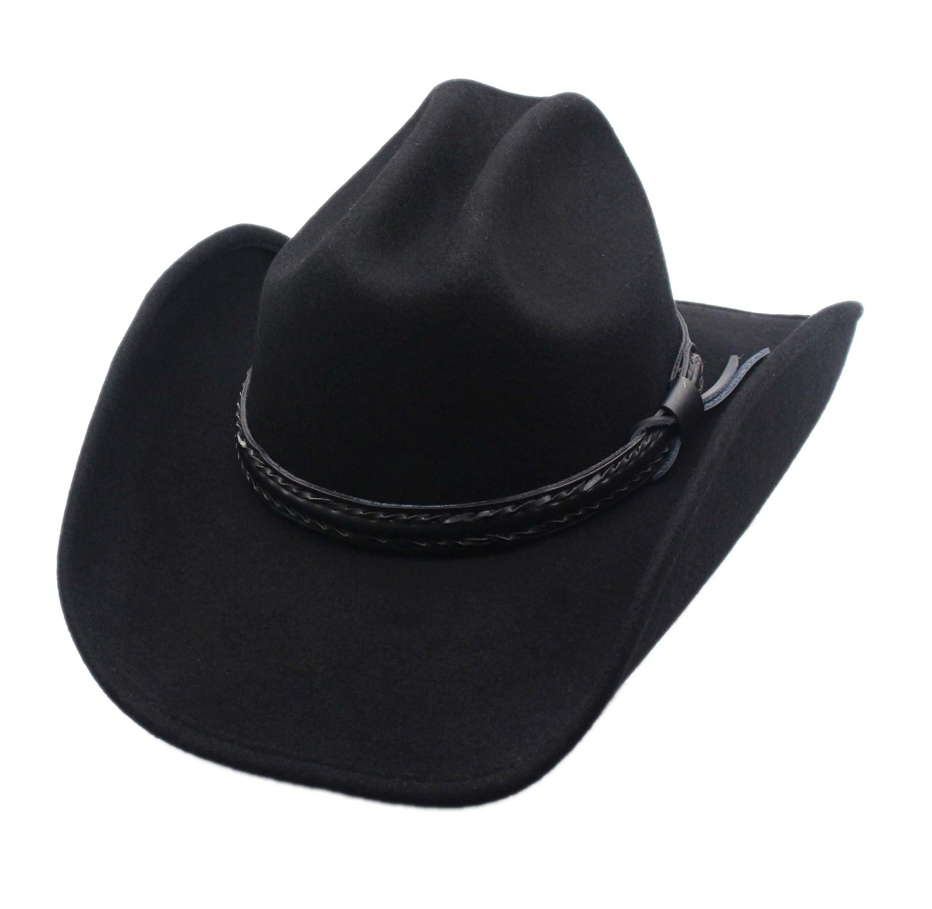 Men's Wool Cowboy Hat Laramie Shapeable Western Felt Hats By Silver Ca –  Silver Canyon Boot and Clothing Company