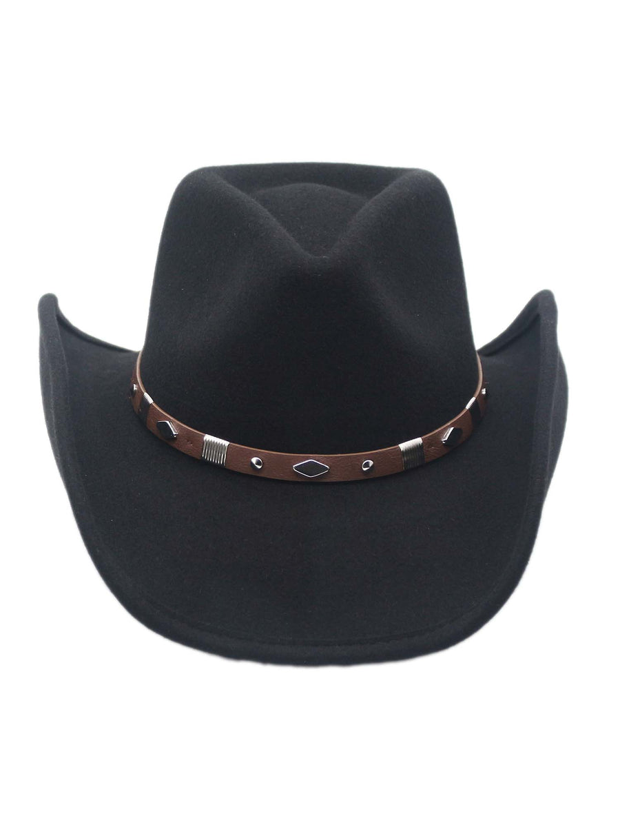 Winslow Shapeable Wool Felt Outback Western Style Cowboy Hat by Silver Canyon