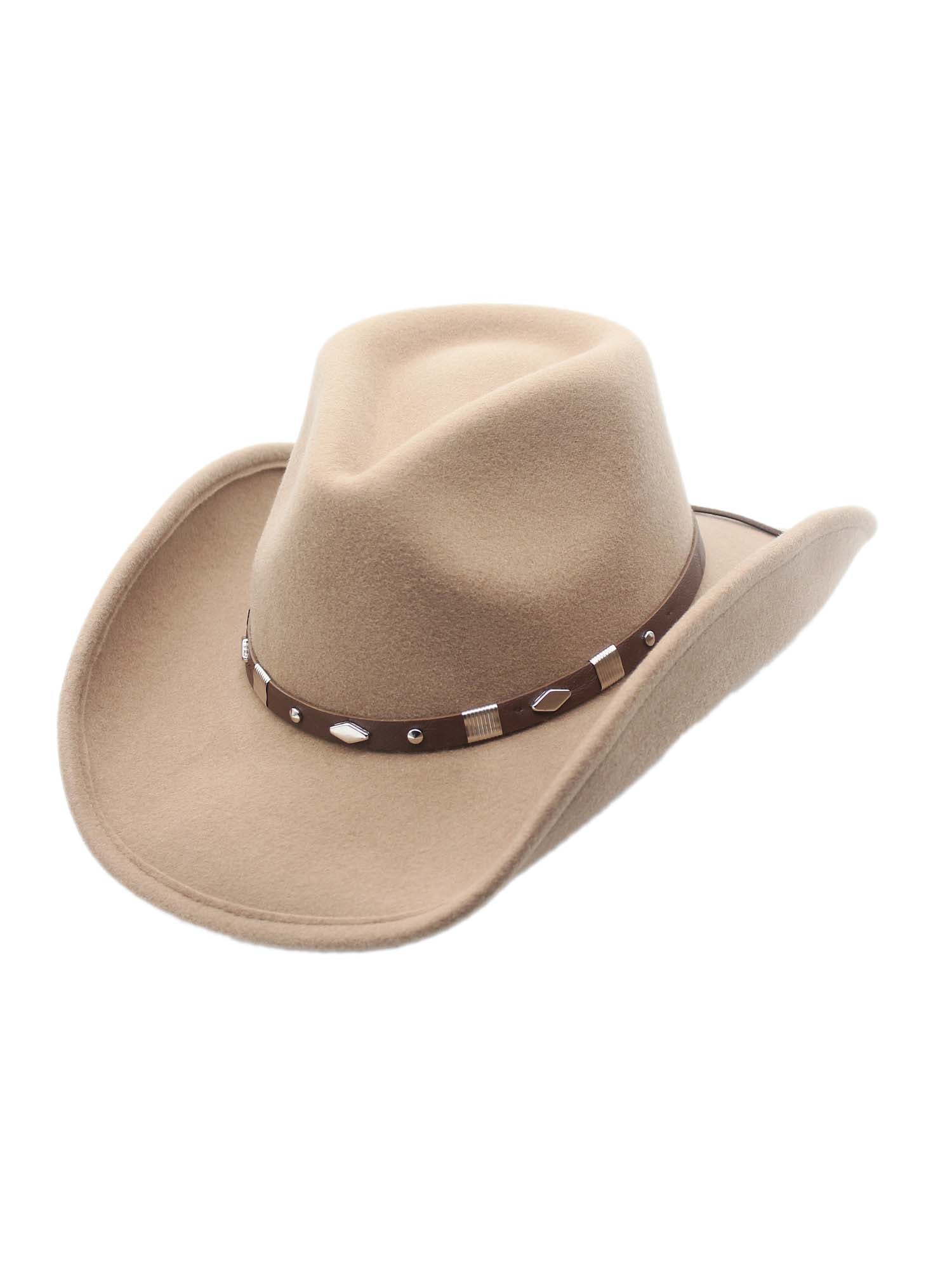 Winslow Shapeable Wool Felt Outback Western Style Cowboy Hat by Silver Canyon