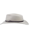 Santa Fe Crushable Wool Felt Outback Western Style Cowboy Silver Hat by Silver Canyon